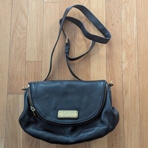Marc Jacobs Black Leather Crossbody Bag
